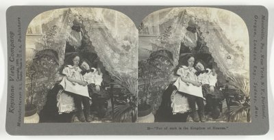 Pois de tais é o Reino dos Céus, 1899. de Keystone View Company