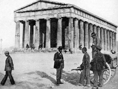 The Theseum em Atenas, Grécia, 1922. de Keystone View Company