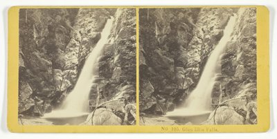 Glen Ellis Falls, 185575. Criadores: Irmãos Kilburn, BW Kilburn. de Kilburn Brothers, BW Kilburn
