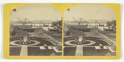 Navy Yard, Washington D.C., 185575. Criadores: Irmãos Kilburn, BW Kilburn. de Kilburn Brothers, BW Kilburn