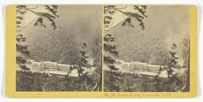 Perfil Casa, Franconia Notch, 185575. Criadores: Irmãos de Kilburn, BW Kilburn. de Kilburn Brothers, BW Kilburn