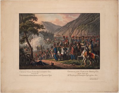 Conde Geral Alexander Ostermann-Tolstoi na Batalha de Kulm em 29 de agosto de 1813, 1813 de Kilian Ponheimer the Elder