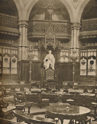 "George III". Preside à Câmara do Conselho Comum no Guildhall