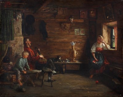 Idílio da família de Kirill Vikentievich Lemoch
