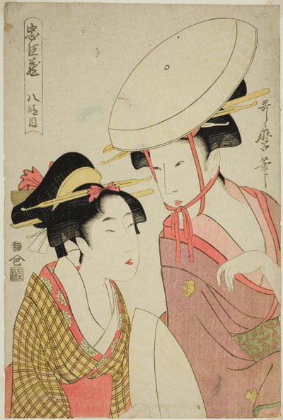 Ato VIII (Hachidanme), da série "The Treasury of Loyal Retainers (Chushingura)" de Kitagawa Utamaro