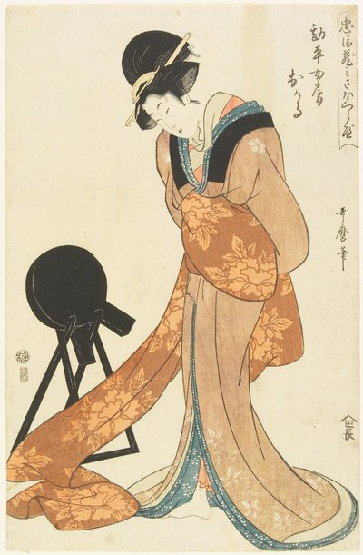 Okaru, esposa de Kanpei de Kitagawa Utamaro