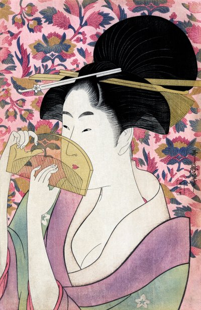 Kushi (Pente) de Utamaro Kitagawa de Kitagawa Utamaro