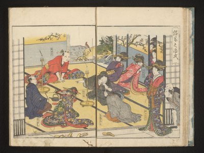 cortesãs de Lachende de Kitagawa Utamaro