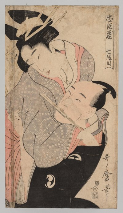 homem e mulher de Kitagawa Utamaro