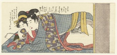 Casal amoroso de Kitagawa Utamaro