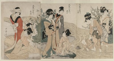 Províncias de Musashi, Omi, Yamashiro e Settsu ..., C. 1804. de Kitagawa Utamaro