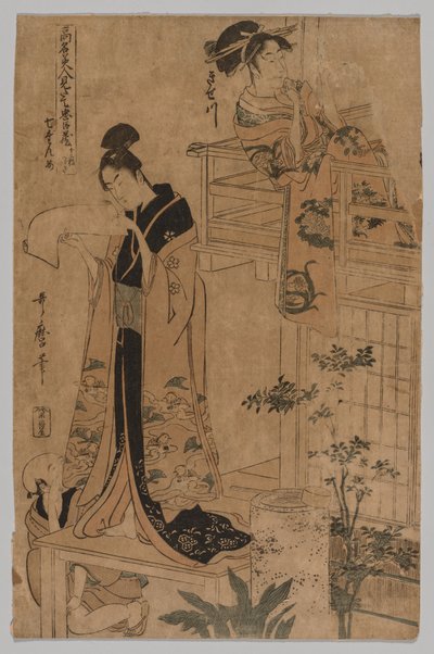 Sem título, 1753-1806. de Kitagawa Utamaro