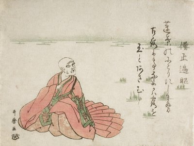 O poeta Sōjō Henjō de Kitagawa Utamaro