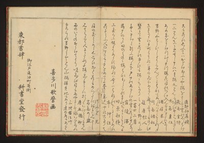 Poesia de Kitagawa Utamaro