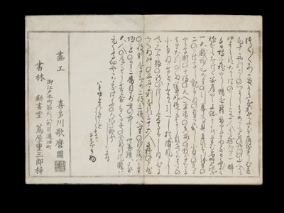 Shiohi no tsuto (Presentes da Ebb Tide), conhecido como o livro Shell, 1789 (impressão em xilogravura a cores) de Kitagawa Utamaro