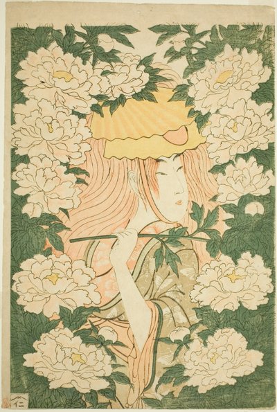 Ponte de Pedra de Kitagawa Utamaro