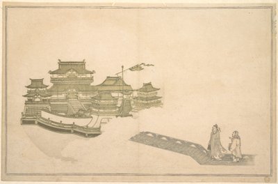 O palácio na lua de Kitagawa Utamaro