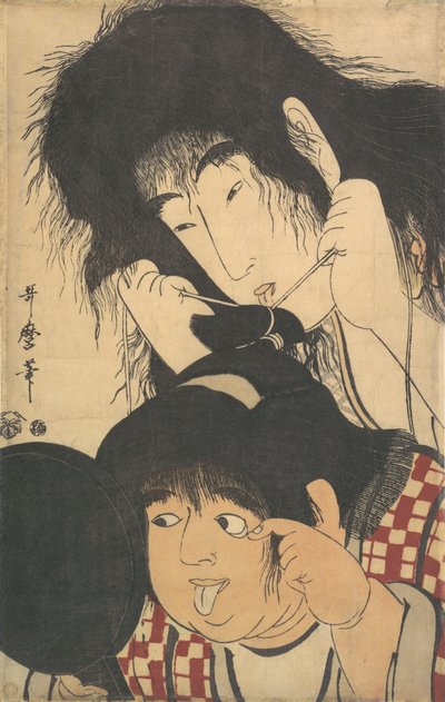Yamauba e Kintaro, ca. 1795. de Kitagawa Utamaro