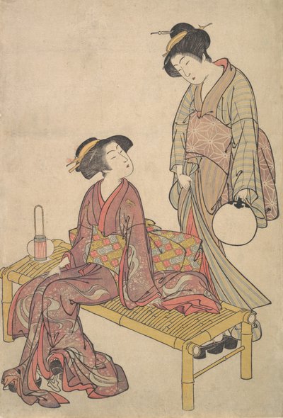 O Lanterna da Mão, ca. 1790. de Kitao Shigemasa
