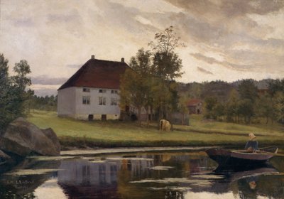 Bossevig, após o pôr do sol de Kitty Lange Kielland