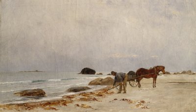 Conduzir a erva-do-mar (pintura) de Kitty Lange Kielland