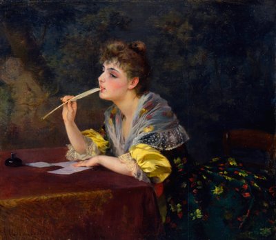 "Uma Carta", 1893.   de Klavdi Stepanov