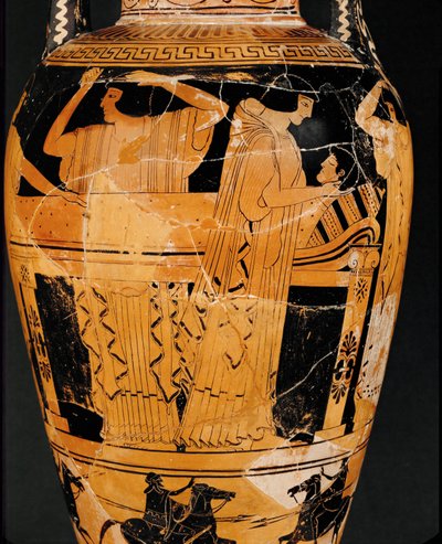A prótese, a disposição do cadáver ... de Kleophrades Painter (fl.500 475 BC)