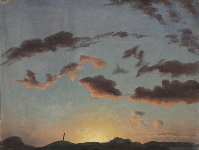 Estudo da nuvem de Knud Andreassen Baade