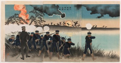 O Segundo Assalto do Exército a Port Arthur de Kobayashi Kiyochika