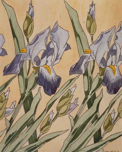 Íris, 1898 de Koloman Moser
