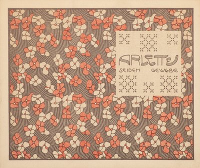 Tecido de seda Arlette, 1901. de Koloman Moser