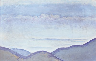 Berge - Montanhas ... (óleo sobre cartão) de Koloman Moser