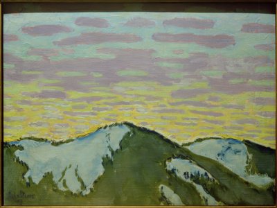 Pináculo na neve de Koloman Moser