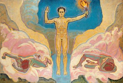 Das Licht - A luz ... (óleo sobre tela) de Koloman Moser