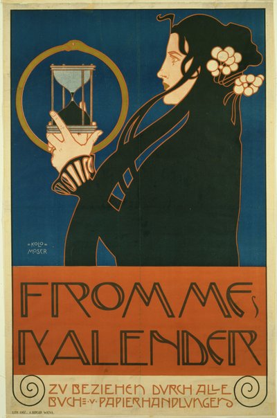 Calendário de Frommes, 1903 de Koloman Moser
