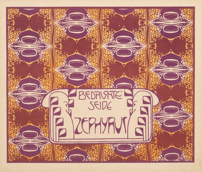 Impresso Silk Zephyr, 1901. de Koloman Moser