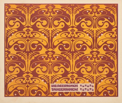 Dançarinos recíprocos, 1901. de Koloman Moser