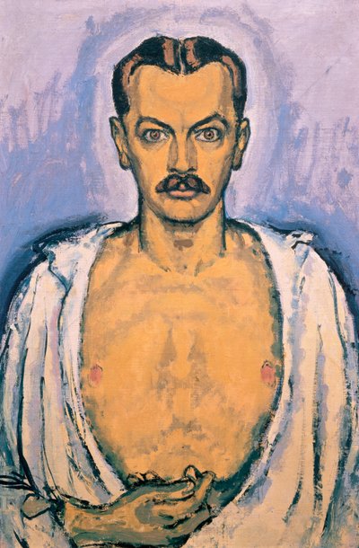 Selbstportrait - Autorretrato ... (óleo sobre tela) de Koloman Moser