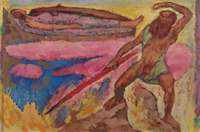 Wotan e Brünhilde, c. 1916 de Koloman Moser