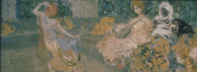 Ilustração para o poema A Fonte de Bahçesaray de A. Pushkin, 1907 de Konstantin Alekseevich Korovin