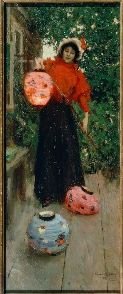 Lampions de Konstantin Alekseevich Korovin
