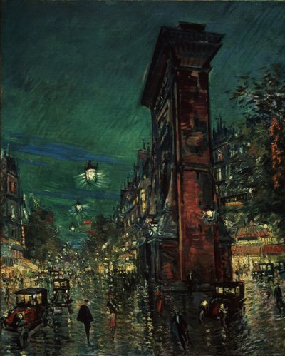 Paris, Porte Saint-Denis, 1923-1939 de Konstantin Alekseevich Korovin