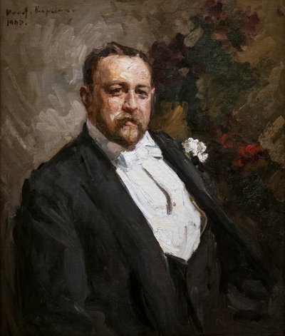 Retrato de Ivan Abramovich Morozov de Konstantin Alekseevich Korovin