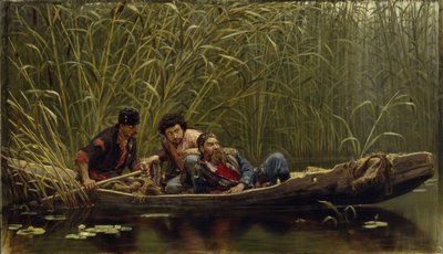Os homens decadentes, 1882 de Konstantin Apollonovich Savitsky