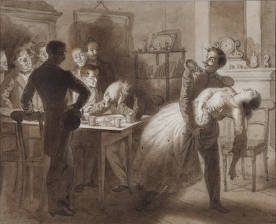Ilustração para o poema The Tambov Tesoureiro