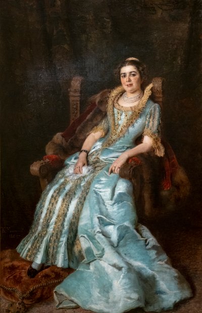 Retrato de Varvara Alexeevna Morozova de Konstantin E Makovskij