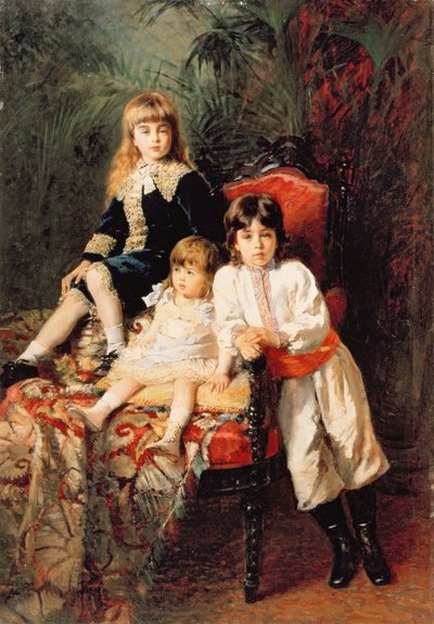Filhos do Sr. Balashov de Konstantin Egorovich Makovsky