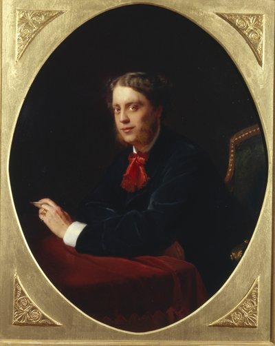 Retrato do conde Nikolay Sergeyevich Stroganov 1836-1905, 1865 de Konstantin Egorovich Makovsky