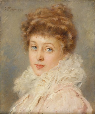 Retrato de uma mulher elegante, de Konstantin Egorovich Makovsky