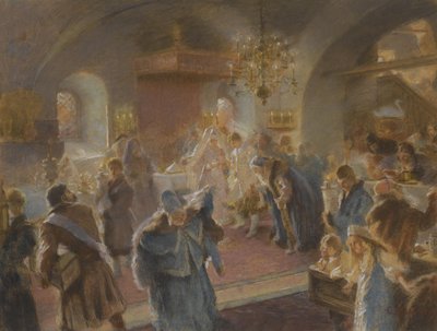 Aspersão do lúpulo de Konstantin Egorovich Makovsky